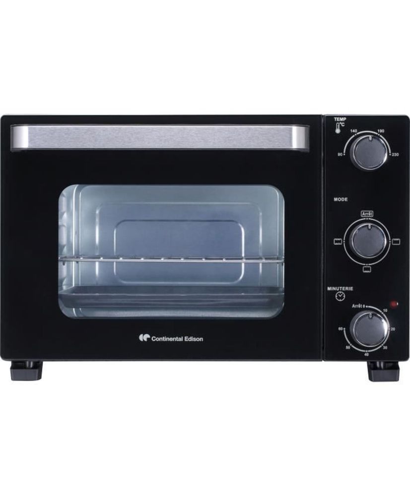 22L schwarzer elektrischer Minibackofen – 1300W 22L schwarzer elektrischer Minibackofen – 1300W