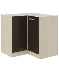 Low corner unit - light oak - 83 x 52 x 82 cm - Worktop not included