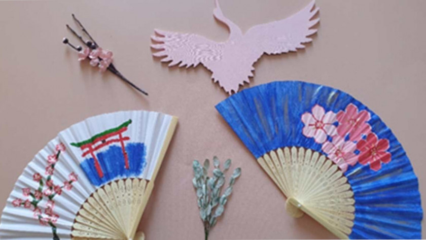 DIY: Japanese paper fan