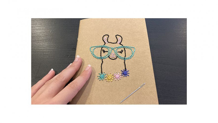 DIY: embroider your notebook