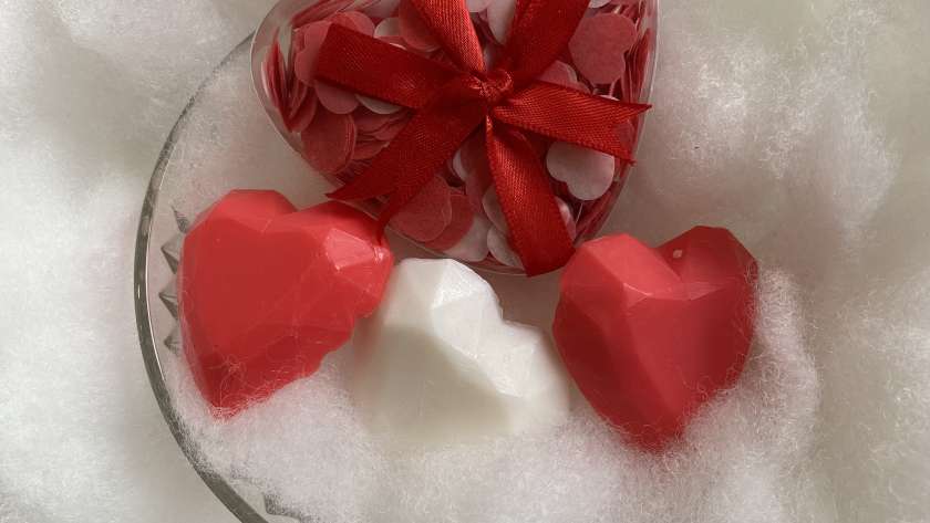 DIY : Fabriquer des savons coeurs parfumés pour la St-Valentin