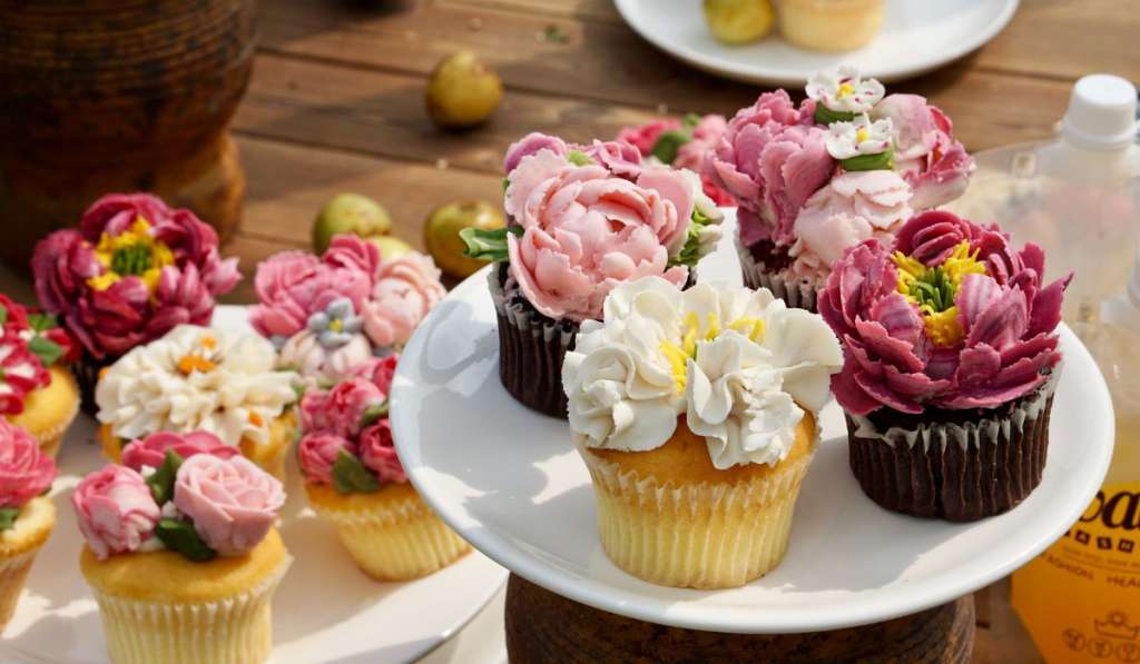 Cupcakes fleurs pour la fête des mères