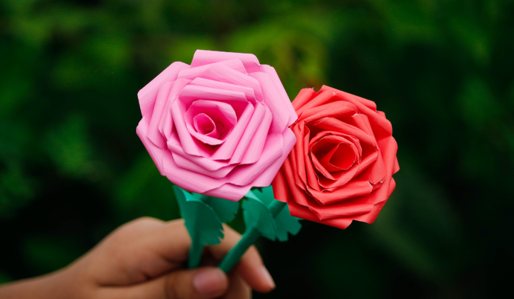 Cadeau DIY fête des mères : bouquet fleurs papier