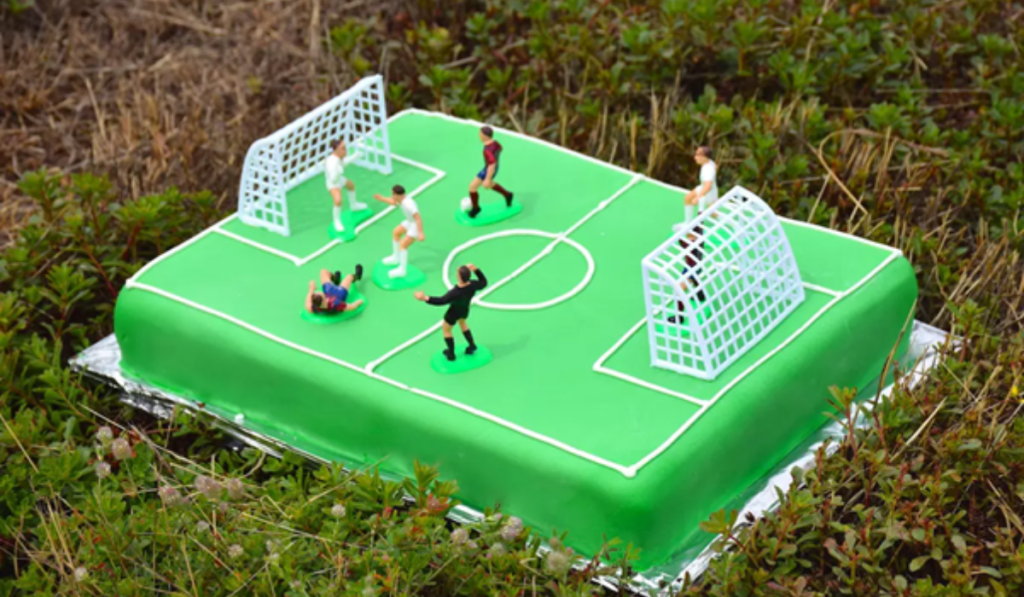 Gâteau football pour la fête des pères