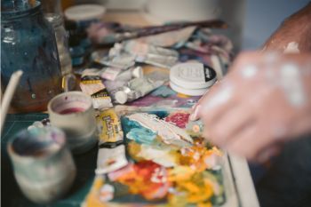 Huiles pour création peinture