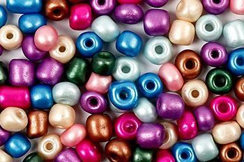 Perles metallisées